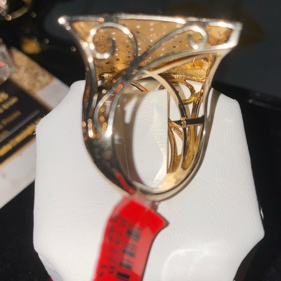 Wow! Men real SI diamond large statement head turner ring only one made like it - Picture 4 of 5